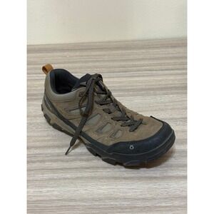 Oboz Men Shoes 10.5 Brown Sawtooth X Low Top B-Dry Waterproof Hiking Mesh